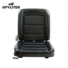 Universal Forklift seat Tractor Seat PVC Mower Seat Excavator Seat with 45º-180º Adjustable Backrest for Heavy Duty Vehicles